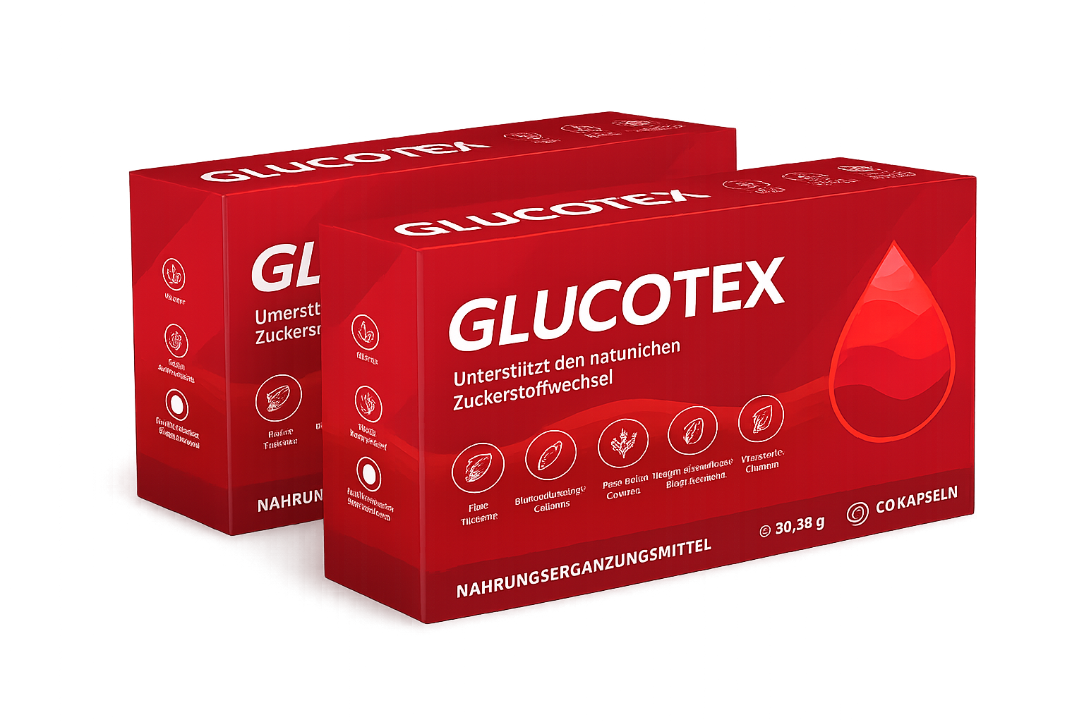 Glucotex™ Blood Support Flaske